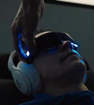 luminothérapie avec lunettes Psio au centre cryothérapie le Mans